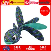KONG - Wubba Finz - Dog Tug of War and Fetch Toy - Blue - for Small Dogs Colo...