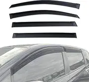 AUSGO Weathershields Compatible with Honda Odyssey 2009-2013, Weather Shields Window Visors Wind Deflectors Sun Rain Guard 4PCS Set