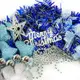 摩達客 聖誕裝飾配件包組合-藍銀色系 (2尺(60cm)樹適用)(不含聖誕樹)(不含燈)