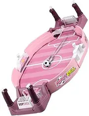 Generic 1 Set Football Interactive Table Girl Soccer Ball Mini Mini Football Football Foosball Table Mini Board Games Pink Abs