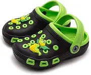 [Mictchz] Toddler Little Kids Clogs Slip On Girls Boys Garden Clogs Summer Non-Slip Lightweight Slide Sandals Shoes Pool Shower Beach Slippers