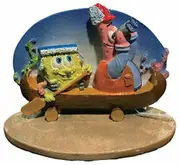 Spongebob Squarepants & Patrick on Canoe Ornament