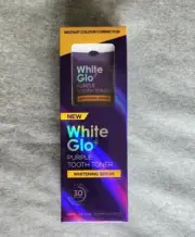 White Glo Purple Tooth Toner Whitening Serum Instant Colour Corrector