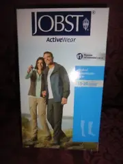 JOBST Activewear 15-20 mmhg Small Medical Compression Socks Cool White ~ 110479