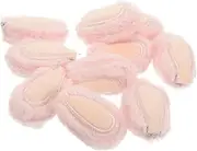 GLSTOY 10Pcs Plush Animal Ear Decor Cute Rabbit Ears Headdress for DIY Crafts for Phone Cases Jewelry More