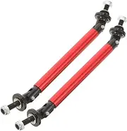 Mobestech Front Splitter Strut Rod for Bumper Car Splitter Rod Red Lg06-100 Pair Aluminum Alloy Fit Models Improve Performance