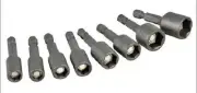 Wera NUT SPINNER SET 8Pcs Metric & Imperial Sockets, 1/4" Hexagon Drive