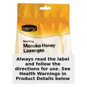Comvita Manuka Honey with Propolis Lozenges Lemon & Honey 40 Pack
