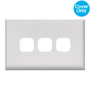 HPM Excel 3 Gang Light Switch White Cover | XL770/3PLWE