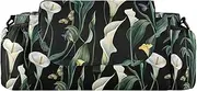 miaozhen Art Calla Lily Flower Green and White stroller organizer shoulder strap cash caddy essentials accesorios para carros de acesorios para baby