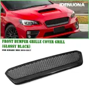 Car Gloss Black Front Bumper Upper Grille Insect Proof For Subaru WRX 2015-2017 (for: Subaru)
