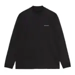 【W_PLUS】CARHARTT 21AW - L/S MOCKNECK SCRIPT EMBRO T-SHIRT