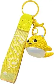 [Generic] Whale Keychain Charm - Sea Animal Pendants Cartoon Cute Animal Keychain - Creative Key Ring Decor Key Chain Pendant for Women Men