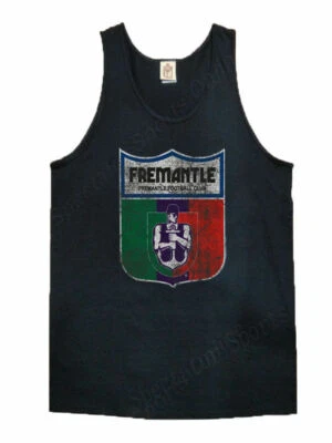 Fremantle Dockers AFL Footy Mens Retro Singlet