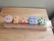 Geometric Stacker Baby Toy