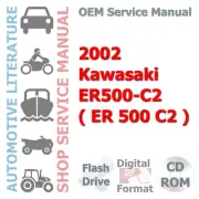 2002 Kawasaki ER500-C2 ( ER 500 C2 ) Complete Service Manual