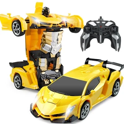 Remote Control Car - Transform Robot RC Cars, Toys for Ages 5-7, Kids Toys, 4 Ye