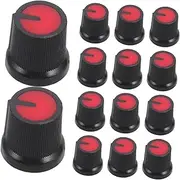 Totority 6mm Wh148 Potentiometer Guitar Knobs 50pcs Plastic Volume Knobs Bass Volume Controls Guitar Repair Parts Blossom Design