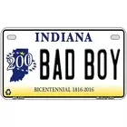 Bad Boy Indiana Novelty Metal License Plate