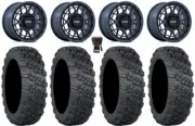 KMC Technic 15" Wheels Blue 30" Versa Cross V3 Tires RZR XP 1000 / PRO XP