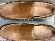 Vionic Astor Preston Men's Leather Loafers, Size 9.5, Tan