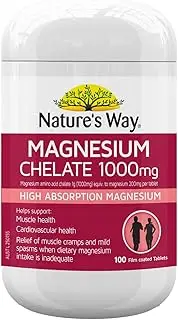 Nature's Way Magnesium Chelate, 100 Tablets