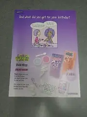 Smackers Swirl Gloss Jelly Gloss Print Ad 2001 8x11 Great To Frame