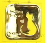 JNK Design Waiting for you Cat Sticker for Laptop Tablet Smart Mobile Cell Phone