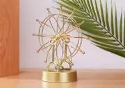 1x Ferris wheel Gold Colour desk decor 19Wx22.5H