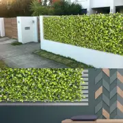 Artificial Ivy Fence Screening Expanding PVC Trellis Fence Artificial Sakura