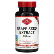 2 X Olympian Labs, Grape Seed Extract, Maximum Strength, 600 mg, 60 Vegetarian C