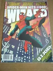 Wizard Magazine 214 Sealed Polybag Spider-Man Hits 600 Aug 2009