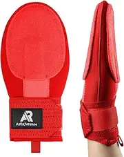 Sliding Mitt, Baseball Softball Sliding Glove for Kid Youth, Universal Right or Left Hand Baseball Sliding Mitts, Elastic Adjustable Wrist Compression Strap, Red