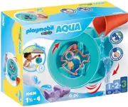 Playmobil - 1.2.3 Aqua Water Wheel with Baby Shark 70636