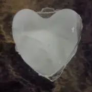 HIC PUFFY THICK HEART SHAPED SILICONE ICE CUBE MAKER 10 HEARTS ball tray