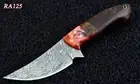 New Arrivel Custom Handmade Damascus Steel Hunting Skinner Knife Wood & Resin.