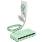 Power Strip with USB C 35W,2500J Surge Protector 5FT Extension Cord USB,6 Por...