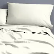 Park Avenue 500 Thread Count Natural Cotton Sheet Set Ivory