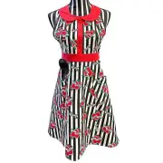 Vegan AF Apron | Retro Vintage Tattoo Inspired Design | Cooking Baking Cotton Ki
