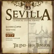 Sevilla 8450 Classical Guitar Strings EMP Coating Tie End High Tension