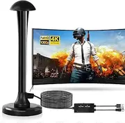 TV Antenna Indoor, Digital TV Antenna for Smart TV Indoor, TV Antenna for Local Channels, Digital Antenna for Smart tv Indoor, Support 4K 1080p with Signal Booster,Long Range HD TV Antenna.