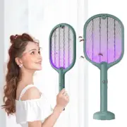 2 In 1 Au Electric USB Rechargable Racket Fly Swatter Mosquito Insect Killer
