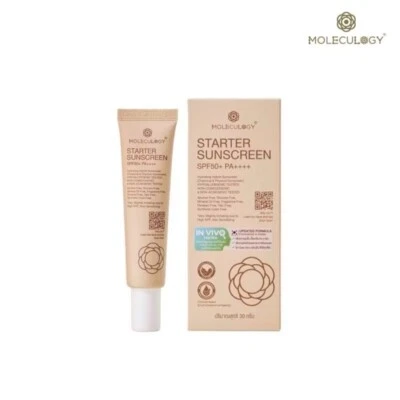 MOLECULOGY STARTER SUNSCREEN SPF50+ PA++++ Protect Skin from UVA UVB 30g