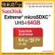 microSD卡 SanDisk Extreme® microSDXC™ UHS-I 64GB 記憶卡 170BM/s