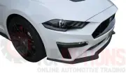 NEW Ford FN Mustang R-SPEC Front Parking Lamp Curtains - Matte Black - MY18-MY23