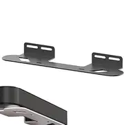 Soundbar Wall Mount, Under TV Soundbar Bracket, Heavy-Duty Floating Storage Rack, Carbon Steel Speaker Holder, Space-Saving Wall Shelf, Audio Equipment Stand, Ideal for Home Theater Setup