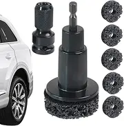 Hub Cleaning Tool, Wheel Hub Cleaning Tool, Portable Polishing Automotive Tool Rust Remover Grinding Cleaner Kit for Car, Tire & Rotors