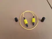 US MADE 28 inches BICONIC to BICONIC single mode fiber optic cable