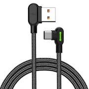 1.2m Buttom Series Elbow Head Design Charging Gaming Cable Type-C Cable