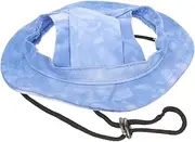 GRIRIW Dog Sun Hat Stylish Sun Shade Hats for Puppies for Summer Beach Outdoor Activities and Theme Parties Comfortable Wide Brim Design
